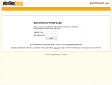 Tablet Screenshot of camgroupllc.pipelinesuite.com