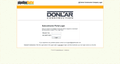Desktop Screenshot of donlarcorp.pipelinesuite.com