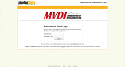 Desktop Screenshot of mvdi.pipelinesuite.com