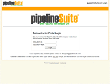 Tablet Screenshot of lmconstructionco.pipelinesuite.com