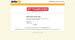 Desktop Screenshot of bittenbenderconstruction.pipelinesuite.com
